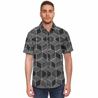 Quantum Blocks Button Up