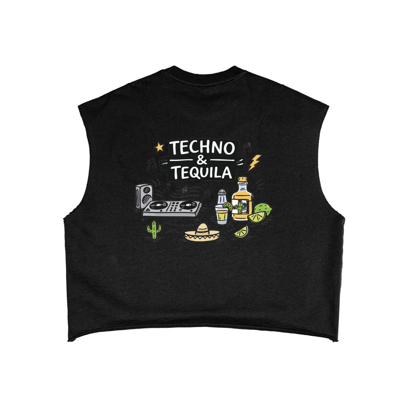 Techno & Tequila Boxy Tank Top