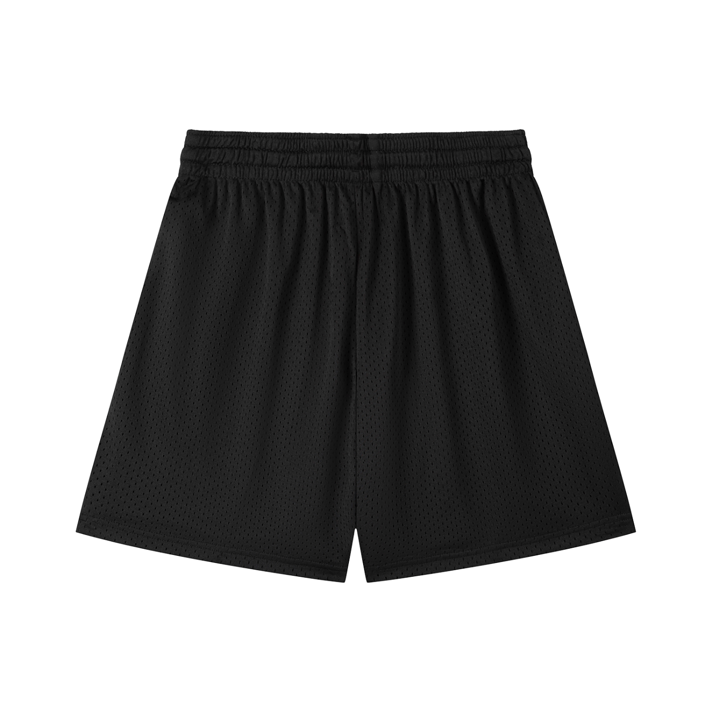 Vinyl Love Mesh Shorts in Black alternate view by Rave Uniform