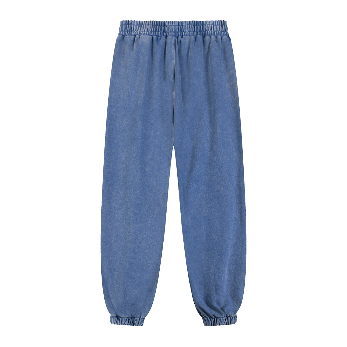 Snow Wash Heavyweight Jogged Sweatpants in Light Gray alternate view by Rave Uniform