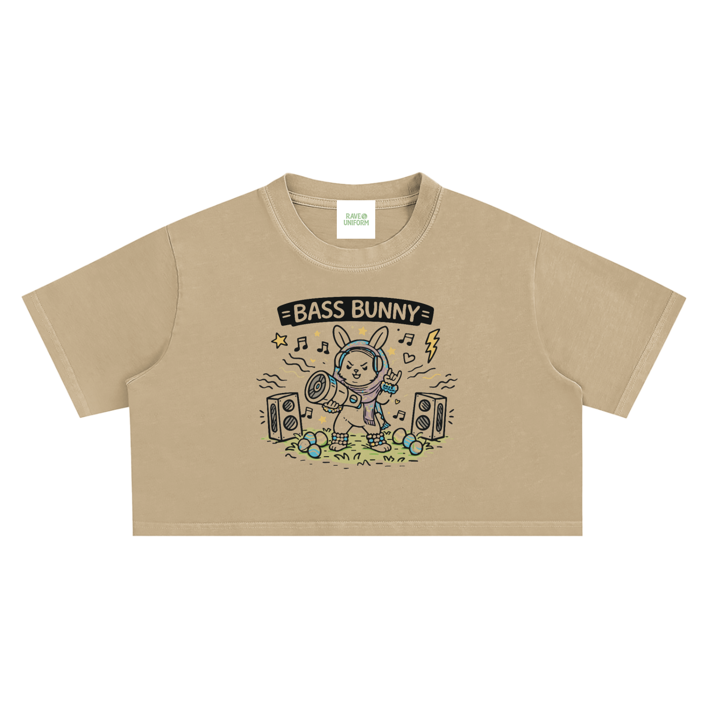Bass Bunny Crop Top