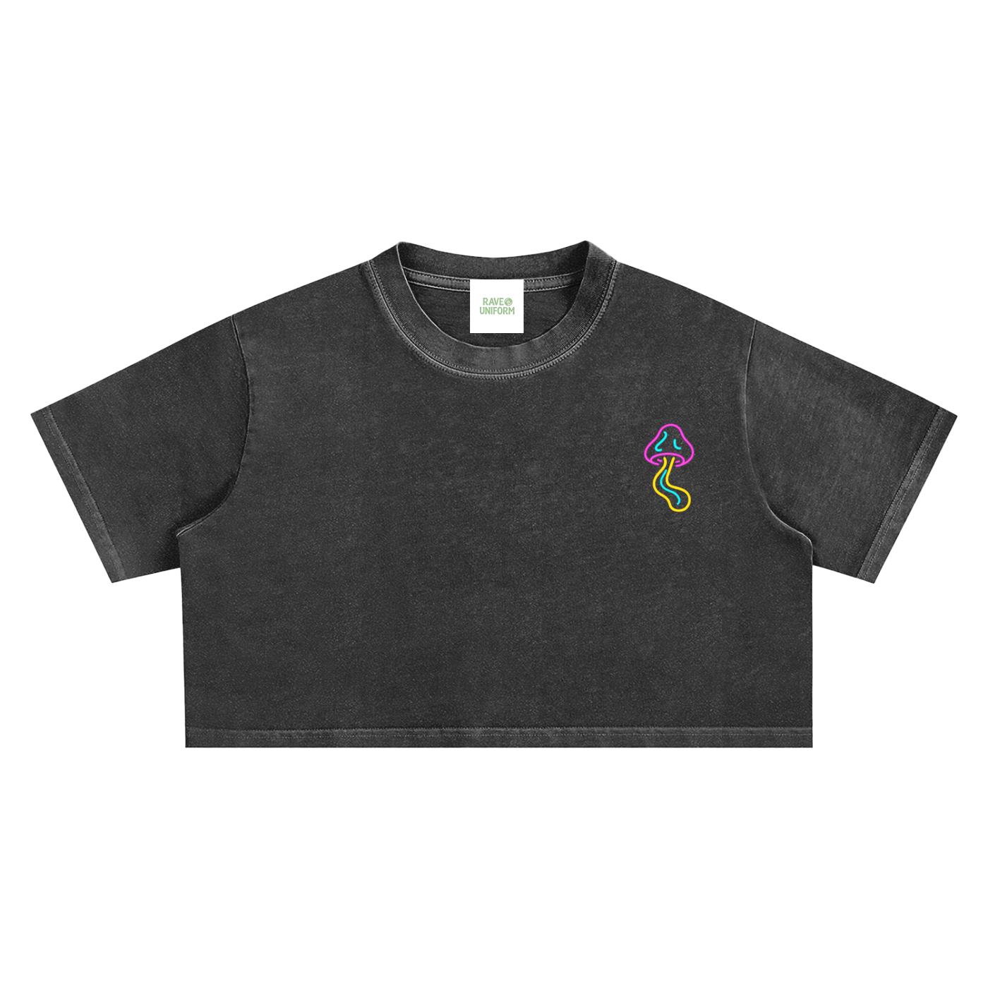 Glowing Mushroom Crop Top