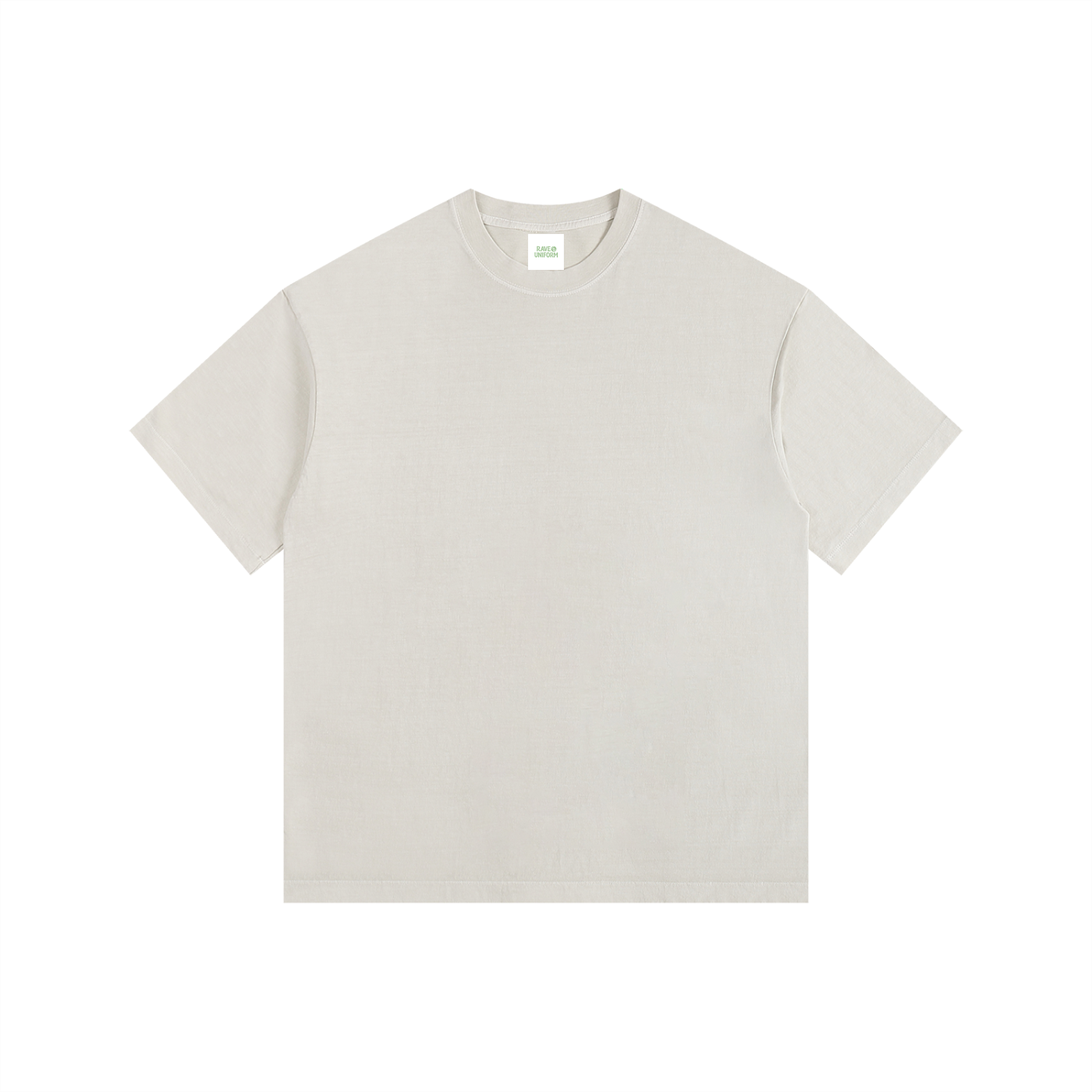 Who's B2B Oversized Shirt in Light Apricot detail view by Rave Uniform