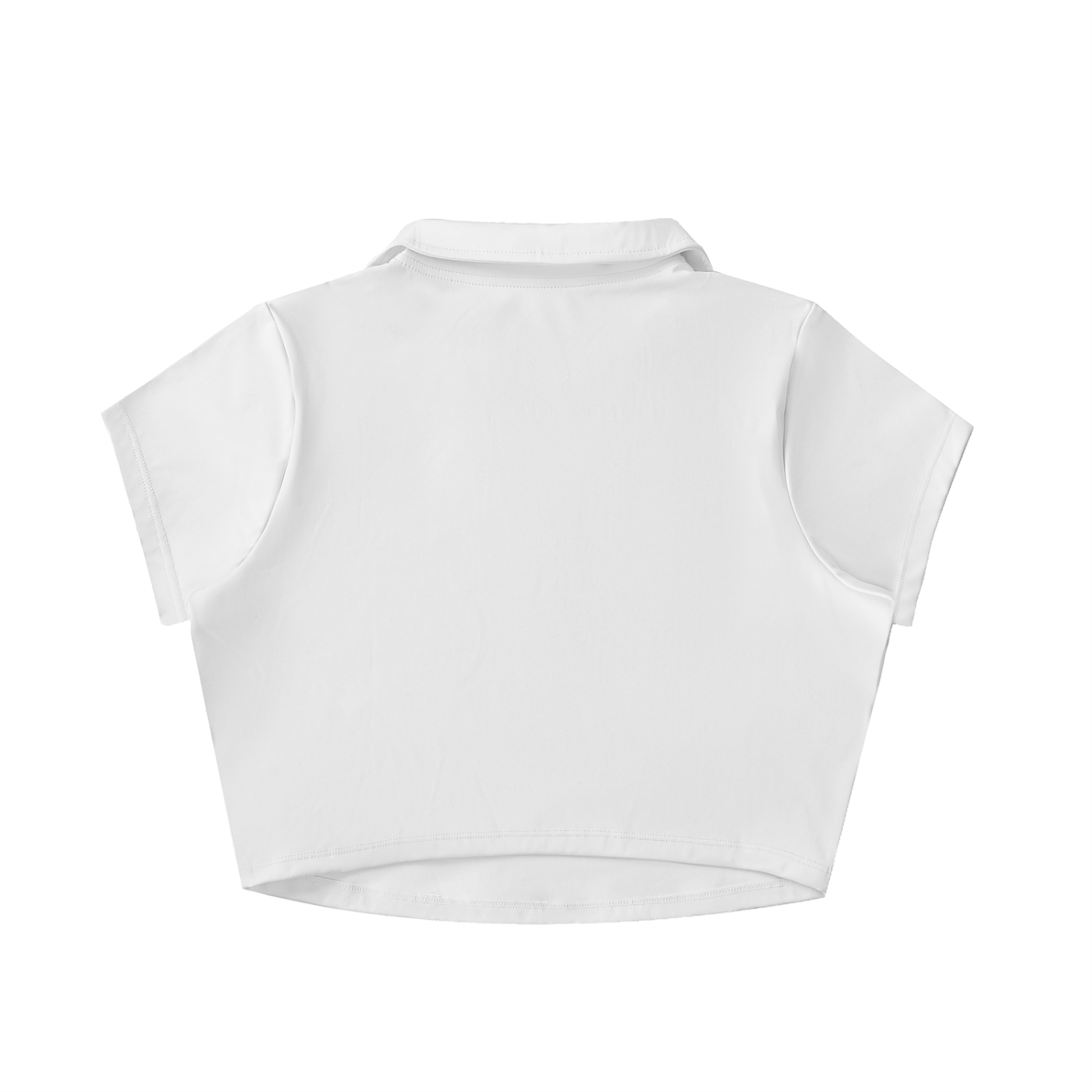 Lapel Crop Top