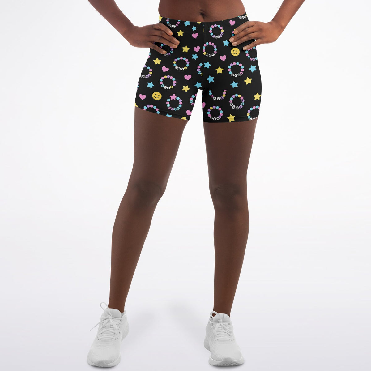 Kandi Legging Shorts, front, on model