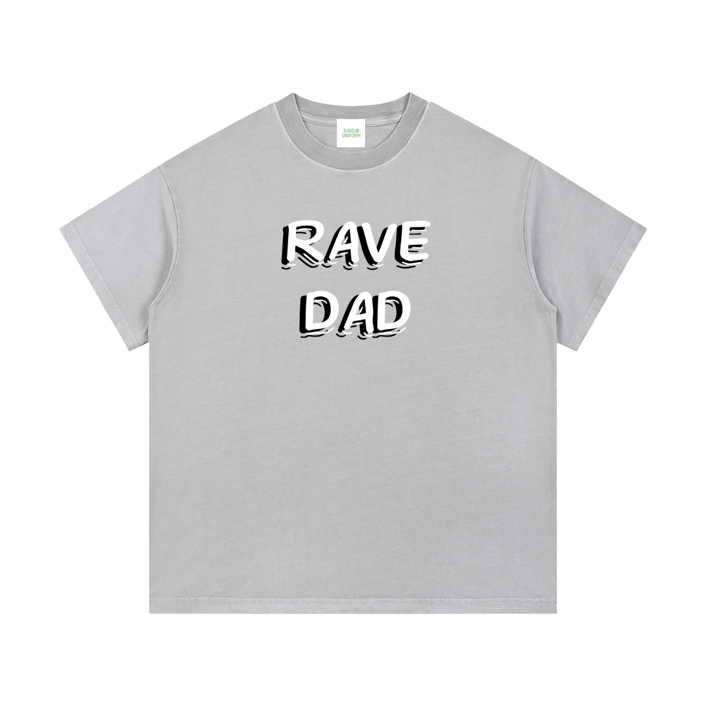 Rave Dad Cotton T-Shirt - Rave Streetwear View