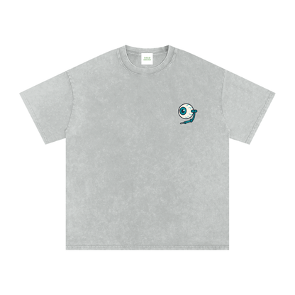 Raver Anatomy Oversized Vintage T-Shirt in Light Gray by Rave Uniform
