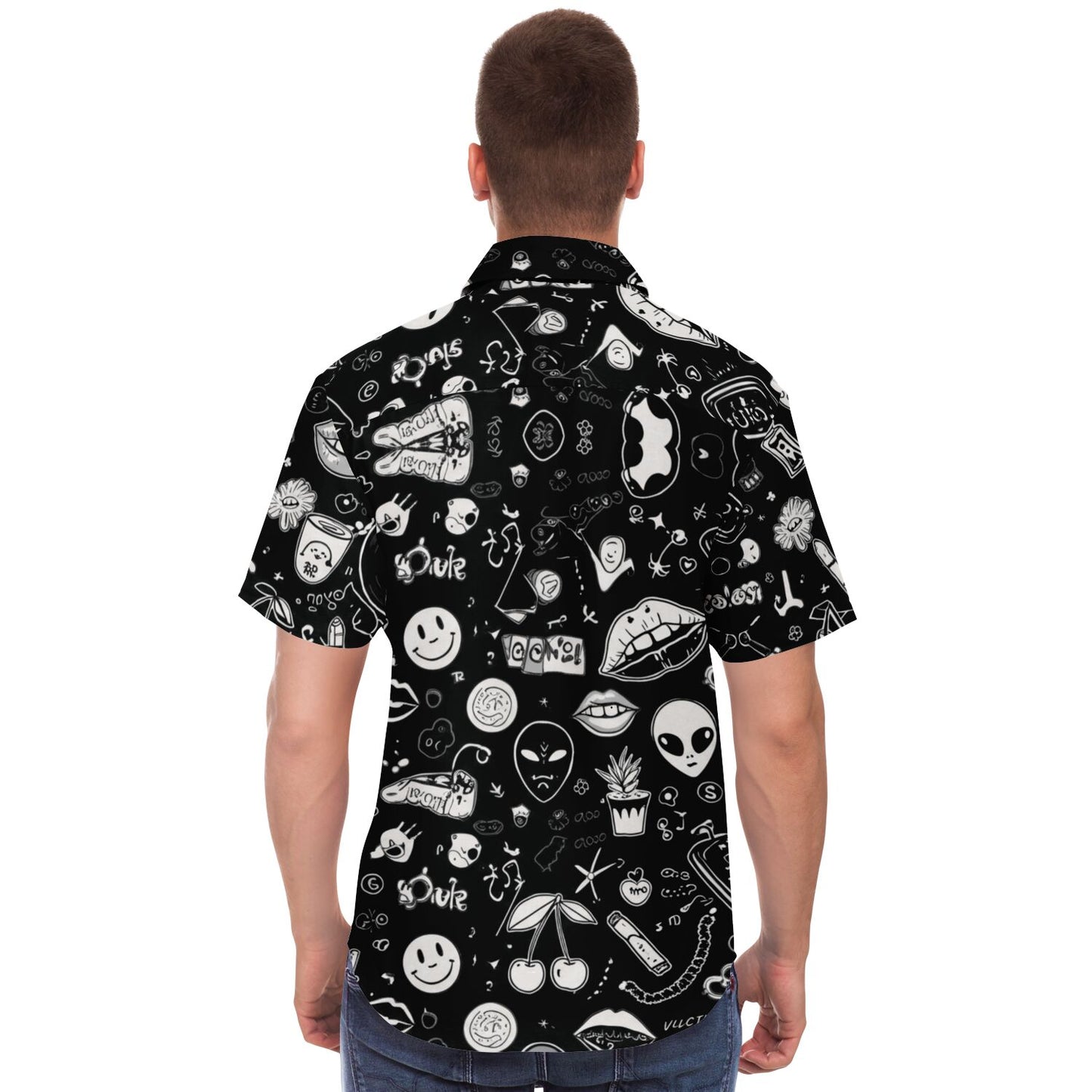 Stoner Doodles Button Up