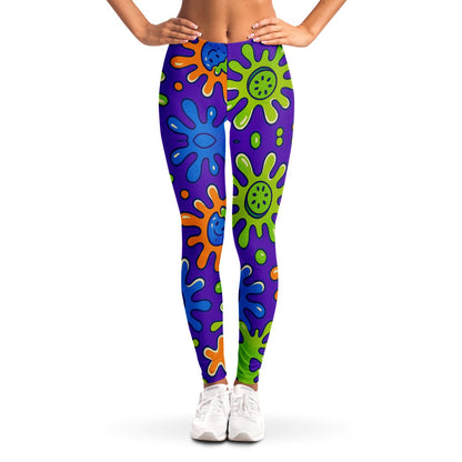 Capri Sun Leggings, front, on model