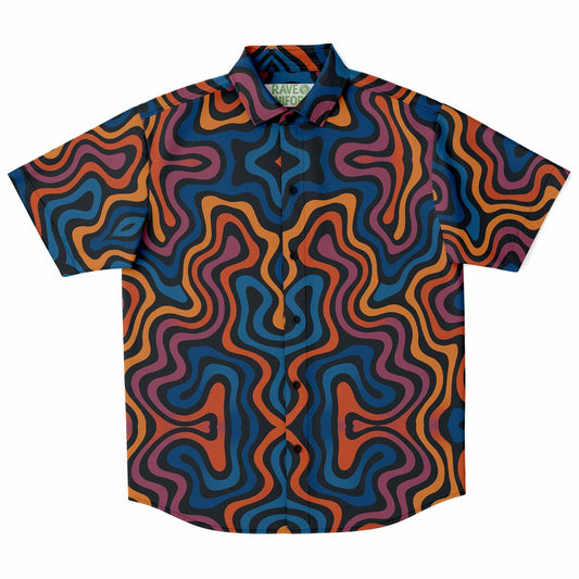 Dyed Spaghetti Button Up