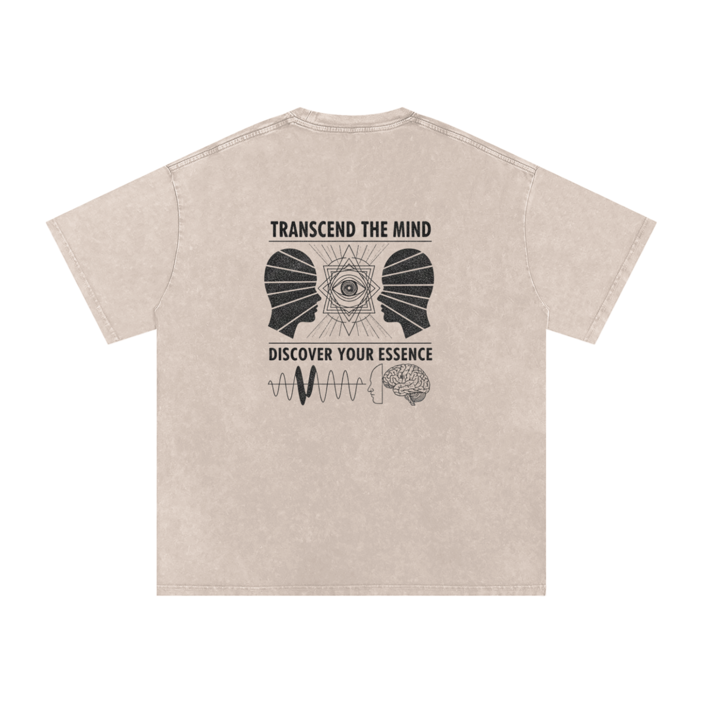 Free Mind Oversized Vintage T-Shirt by Rave Uniform