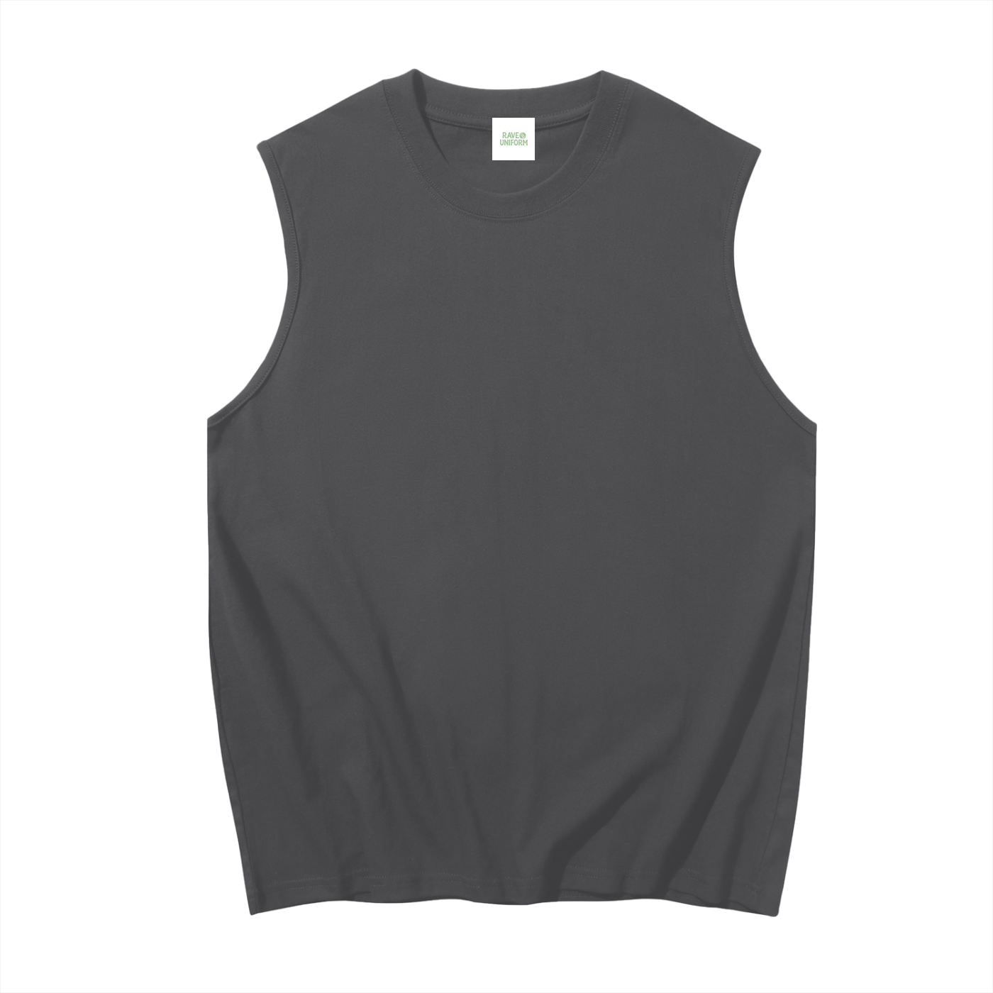House Hunny Muscle Tank in Medium Grey by Rave Uniform