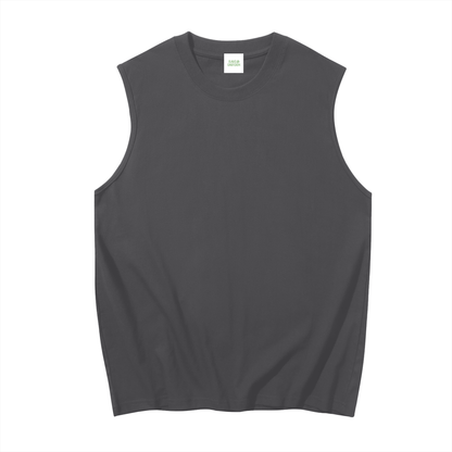 House Hunny Muscle Tank in Medium Grey by Rave Uniform