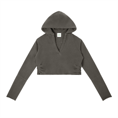 Glowing Mushroom Hoodie in Dark Gray by Rave Uniform