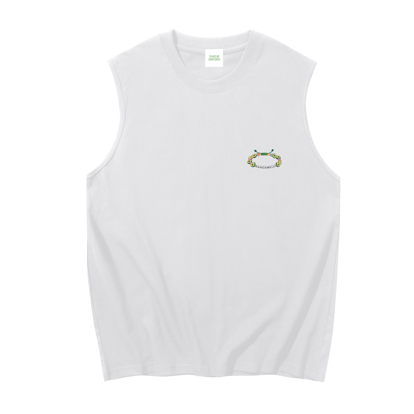 Holy Guacamolly Muscle Top - Rave Streetwear View