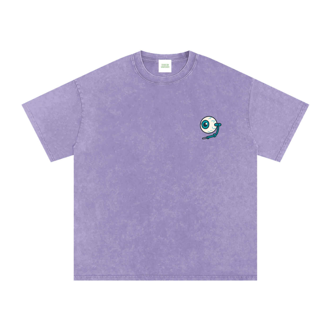 Raver Anatomy Oversized Vintage T-Shirt in Light Purple by Rave Uniform