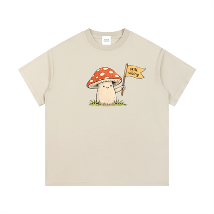 Still Vibin' T-Shirt in Light Apricot by Rave Uniform