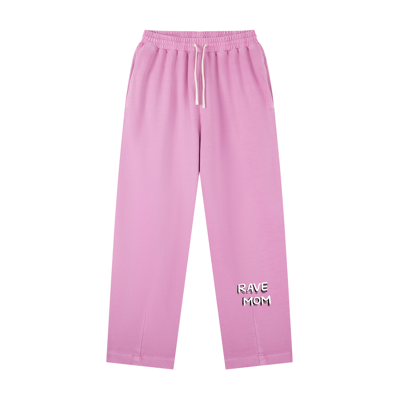 Rave Mom Drawstring Sweatpants in Rose Red by Rave Uniform