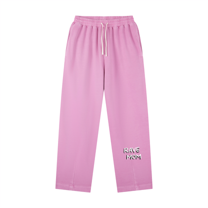 Rave Mom Drawstring Sweatpants in Rose Red by Rave Uniform