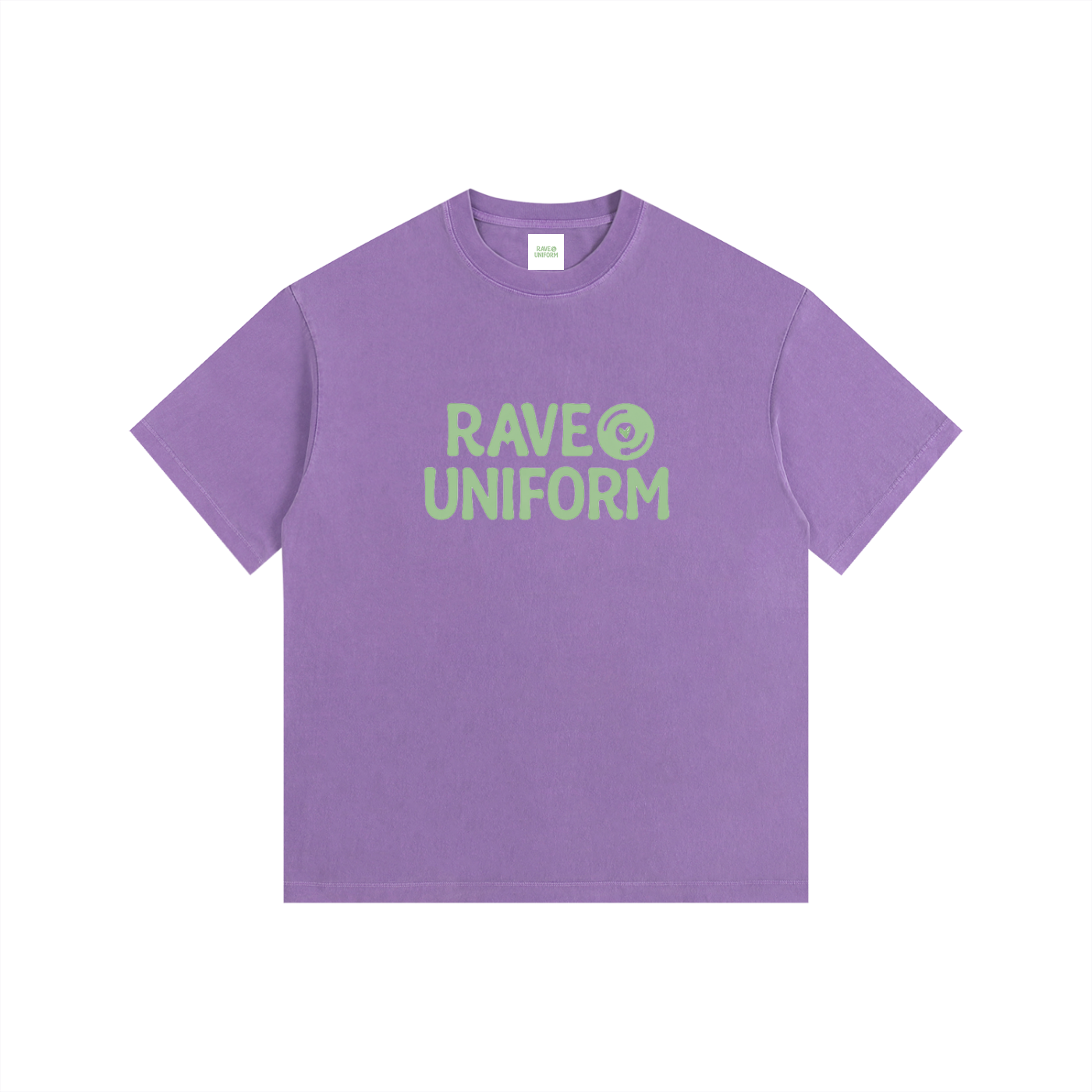 Rave Uniform Oversized T-Shirt in Purple detail view