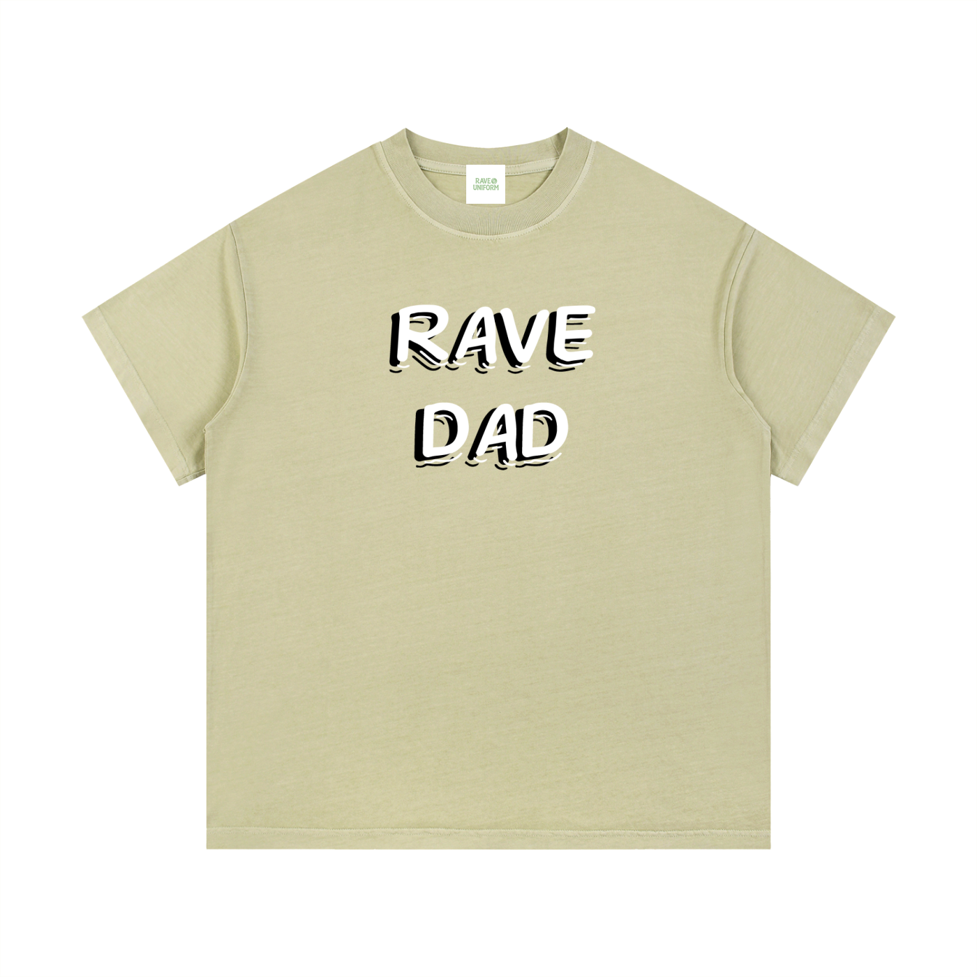 Rave Dad Cotton T-Shirt - Rave Streetwear View