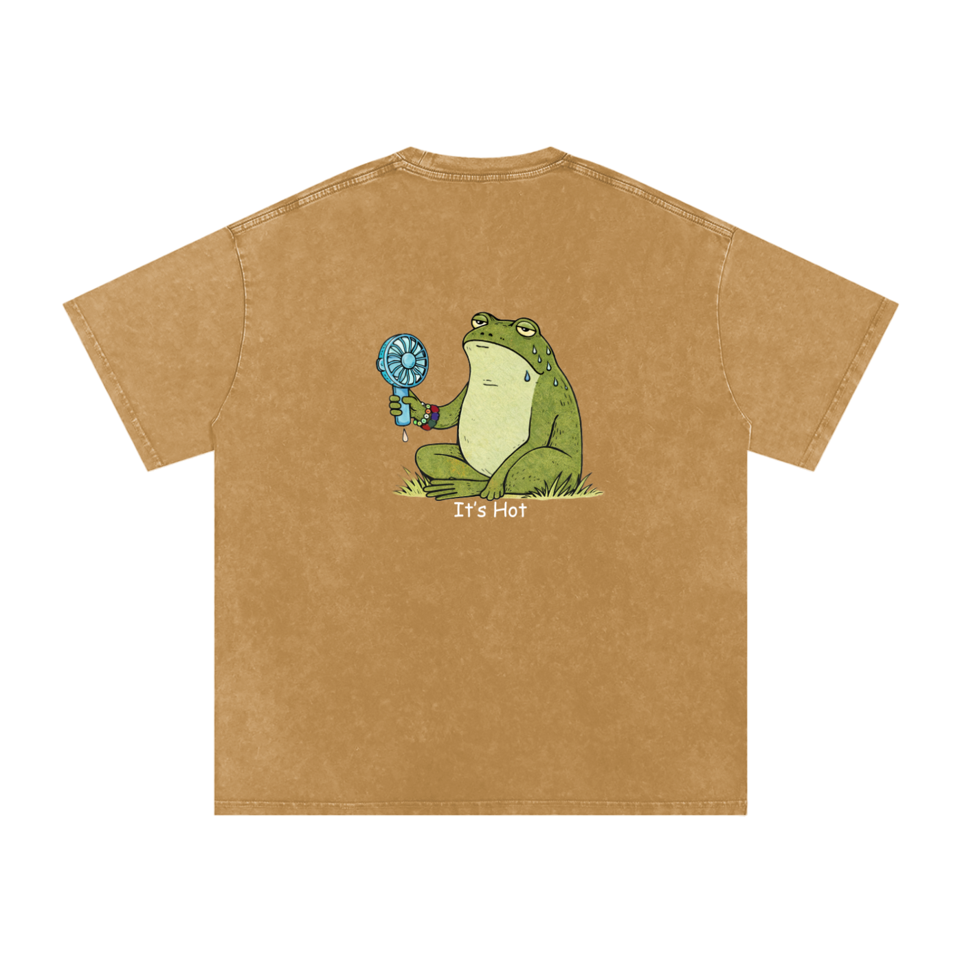 Its Hot Frog Oversized Vintage T-Shirt - Rave Streetwear View