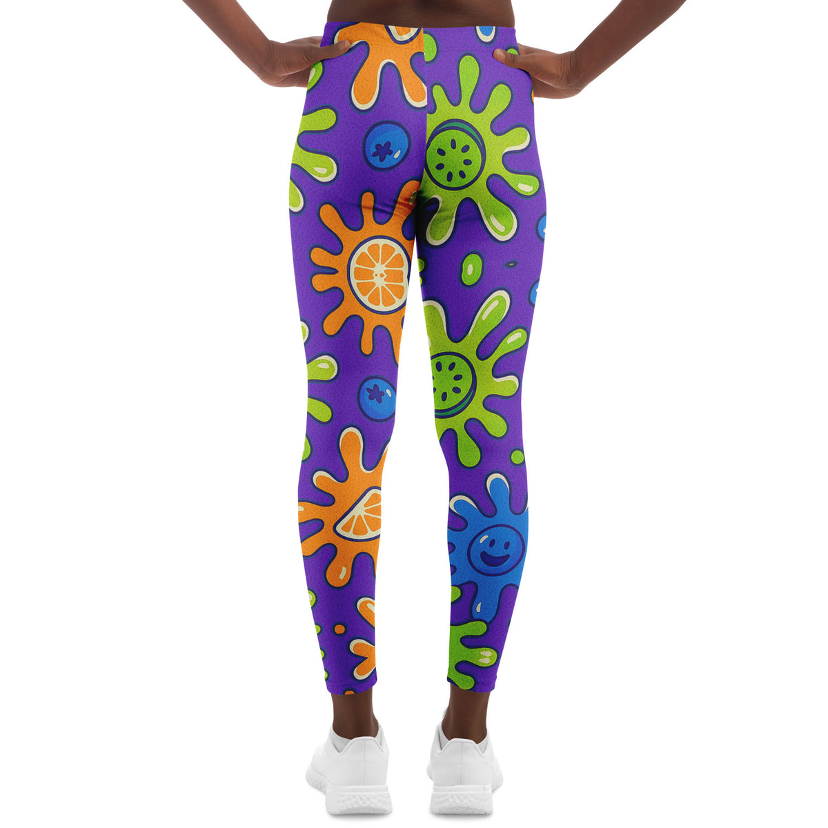 Capri Sun Leggings, back, on model