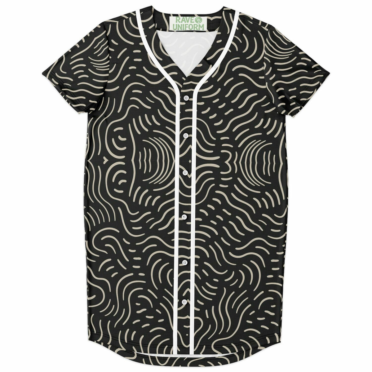 Golden Doodles Baseball Jersey Dress, front, flat lay