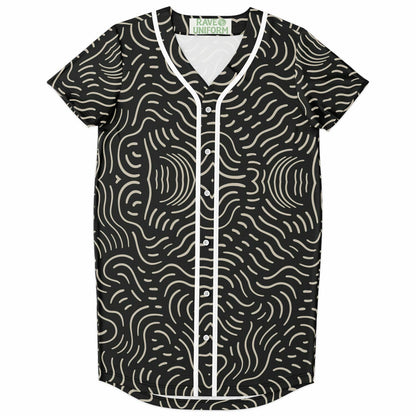 Golden Doodles Baseball Jersey Dress, front, flat lay