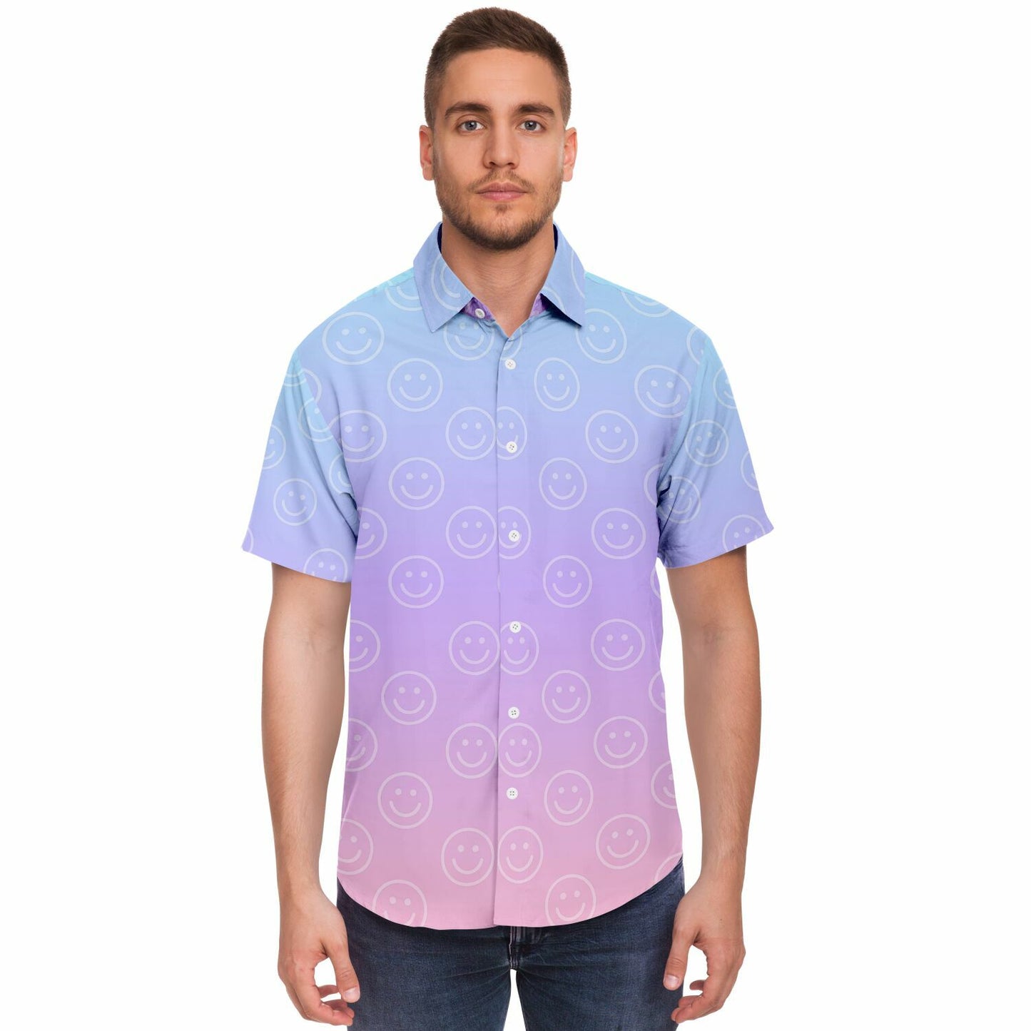 Cotton Candy Smiles Button Up