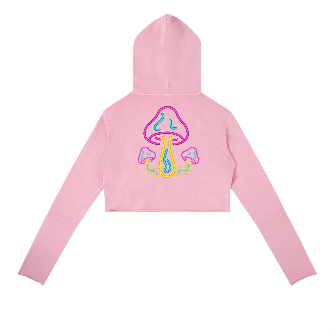 Glowing Mushroom Hoodie in Medium Gray alternate view by Rave Uniform