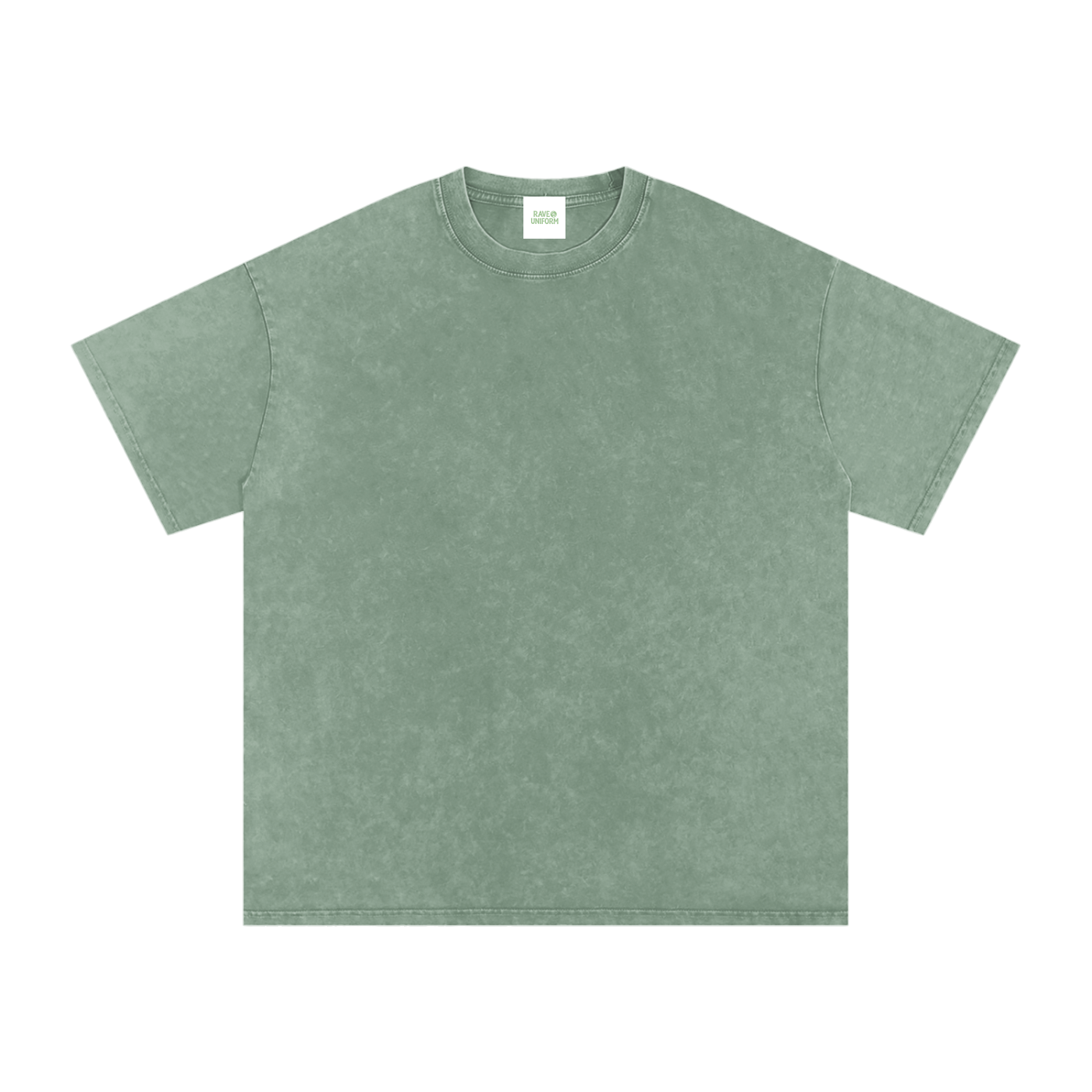 Free Mind Oversized Vintage T-Shirt in Bean Green by Rave Uniform