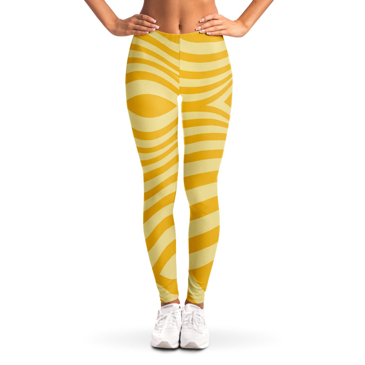 Banana Split Leggings, front, on model