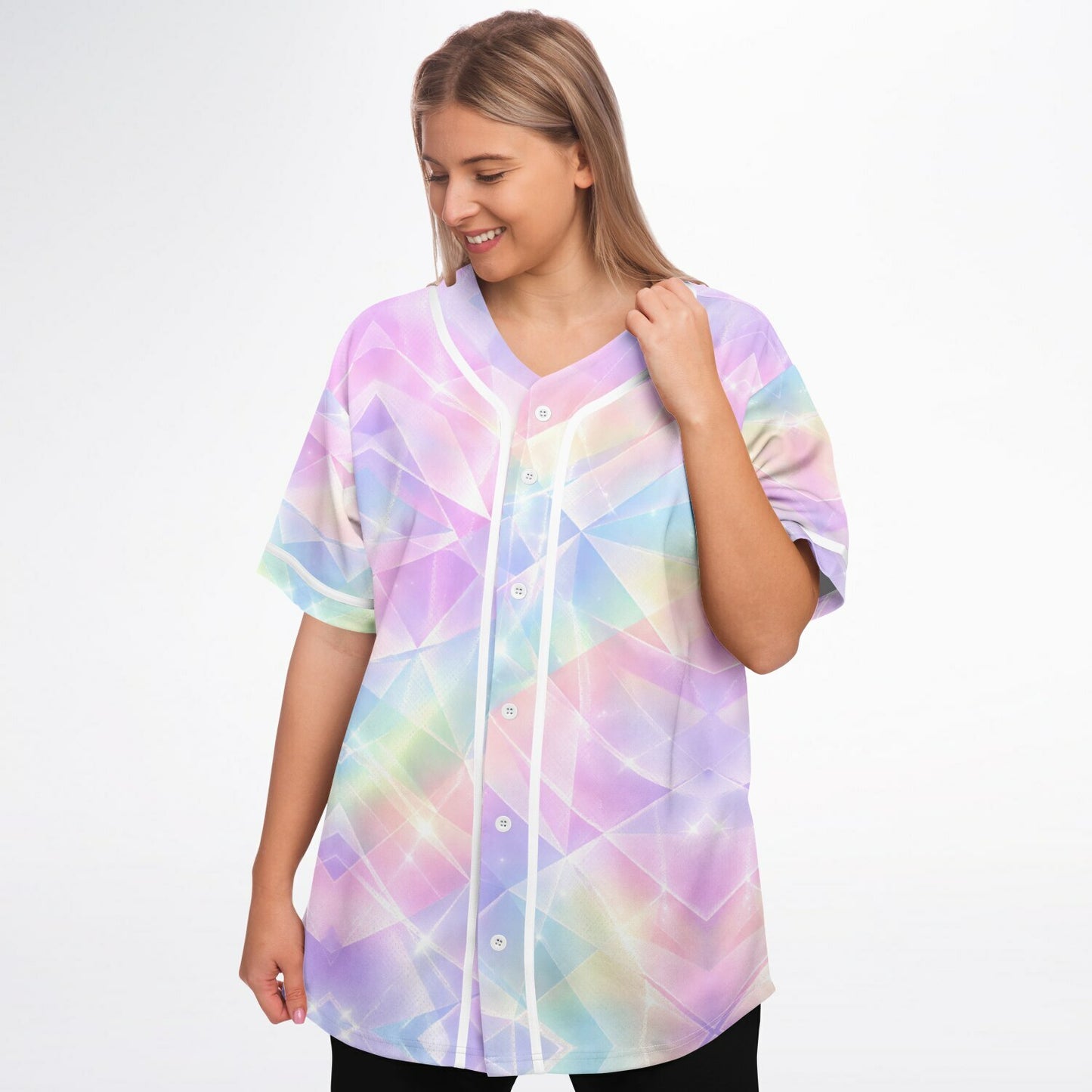 Sherbert Kaleidoscope Baseball Jersey