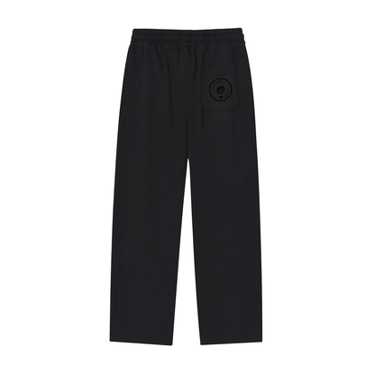 Vinyl Love Reflector Sweatpants in Black alternate view by Rave Uniform