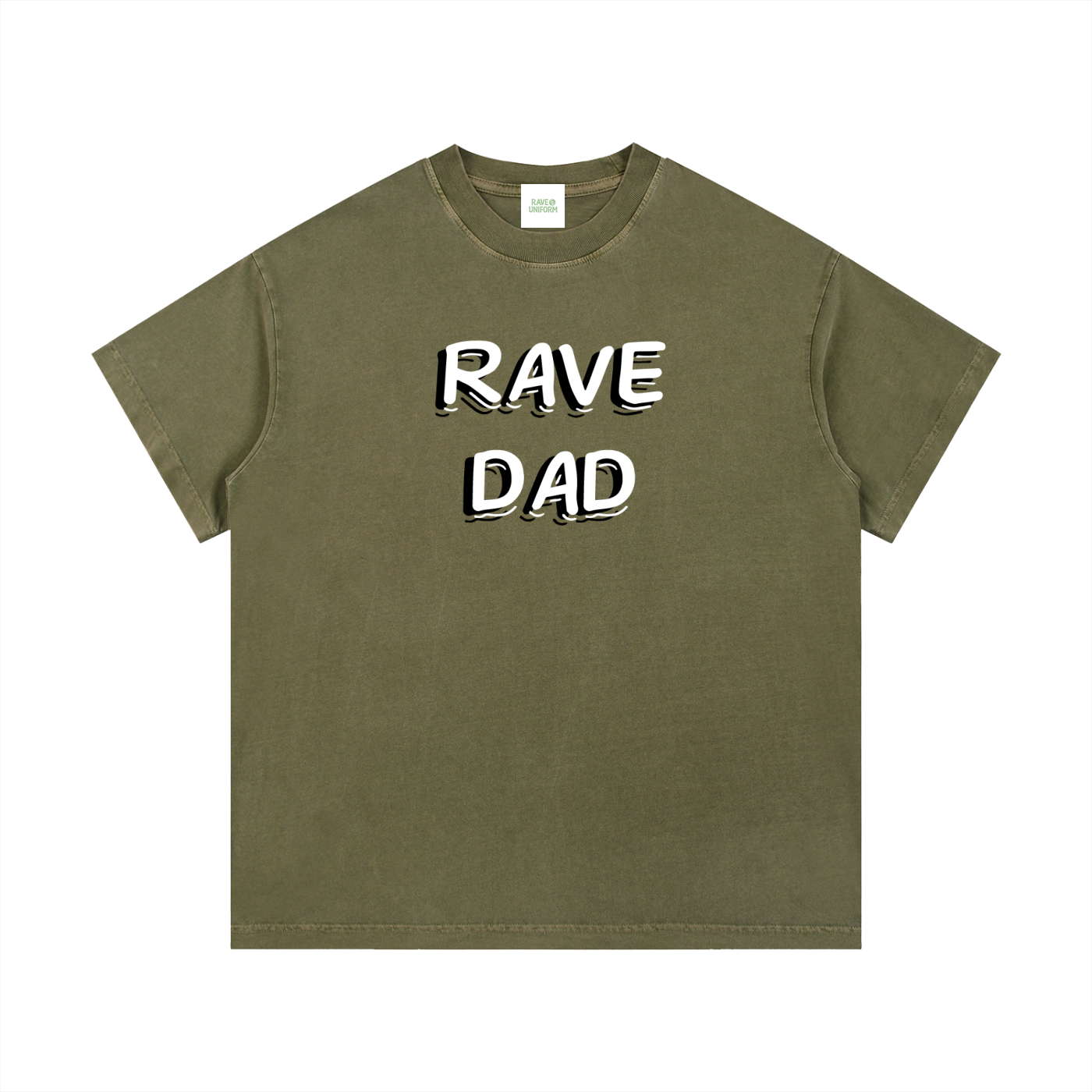 Rave Dad Cotton T-Shirt - Rave Uniform Detail View