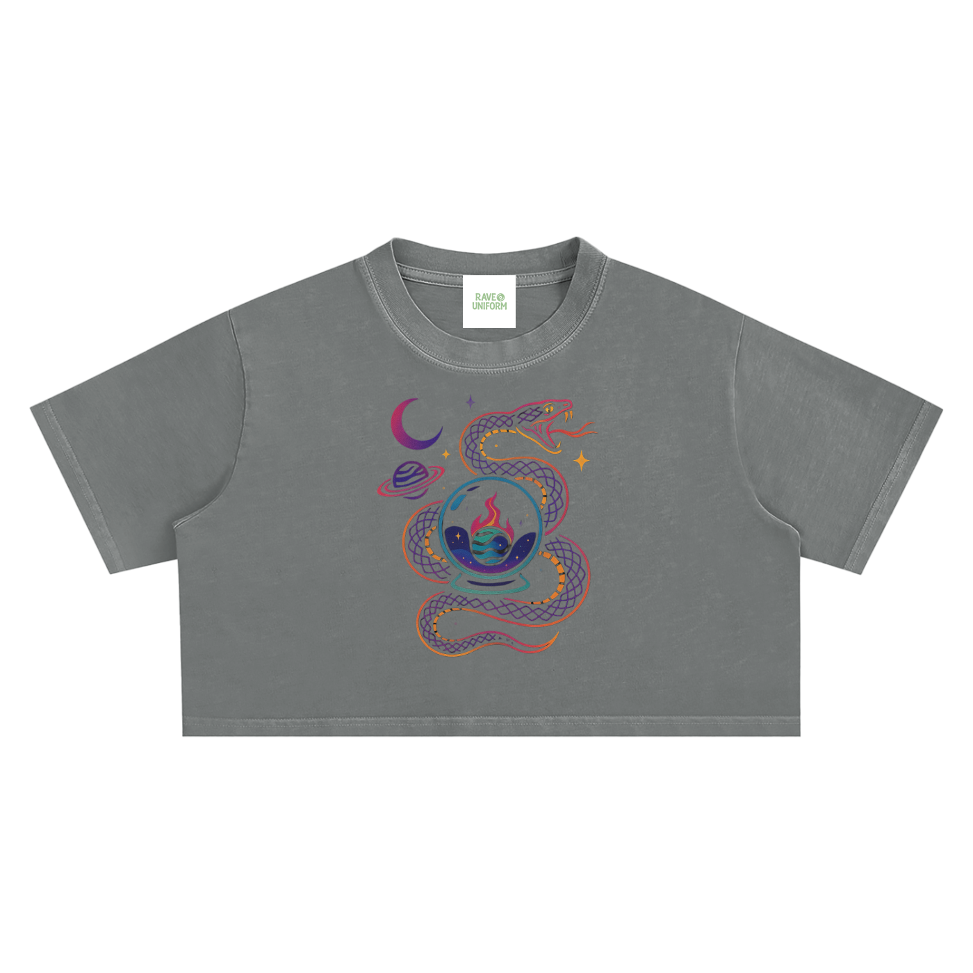 World Eater Crop Top - Rave Streetwear View