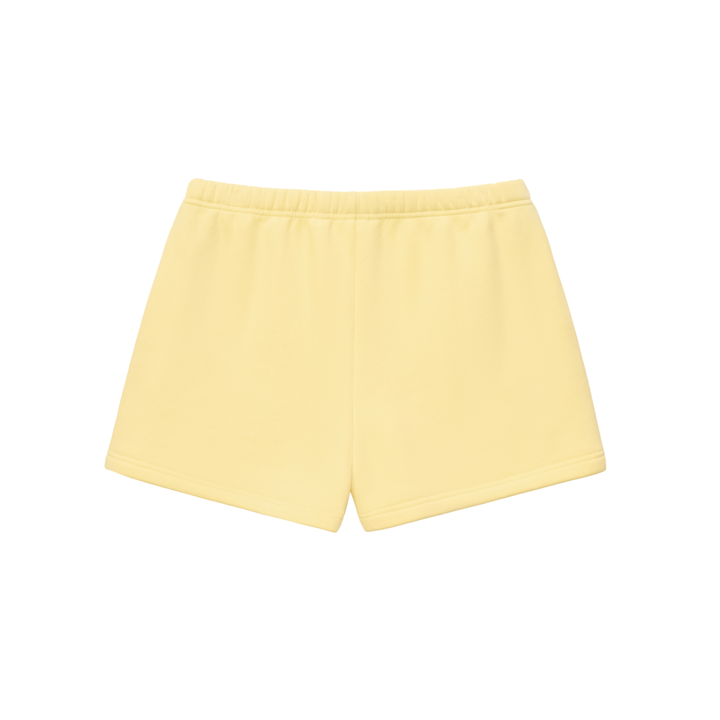 PLUR Cotton Shorts in Yellow detail view by Rave Uniform