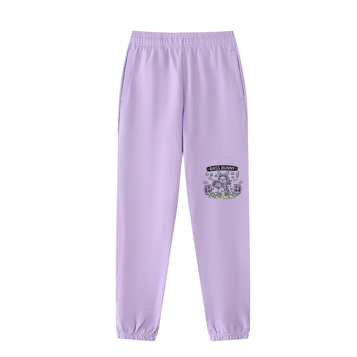 Bass Bunny Sweatpants - Rave Streetwear View