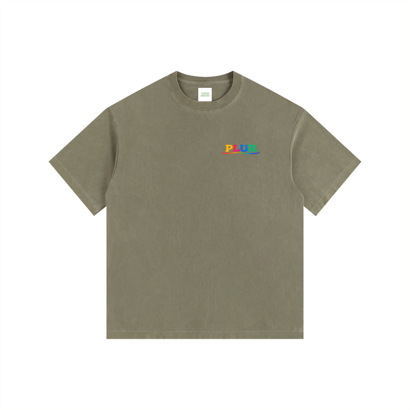 PLUR Oversized T-Shirt - Rave Streetwear View