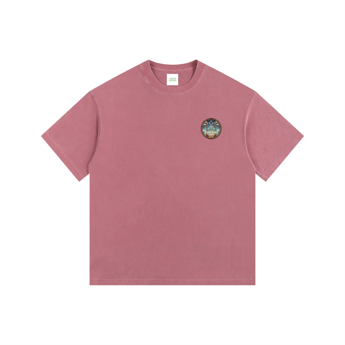 Flower Friends Oversized T-Shirt - Rave Uniform Detail View