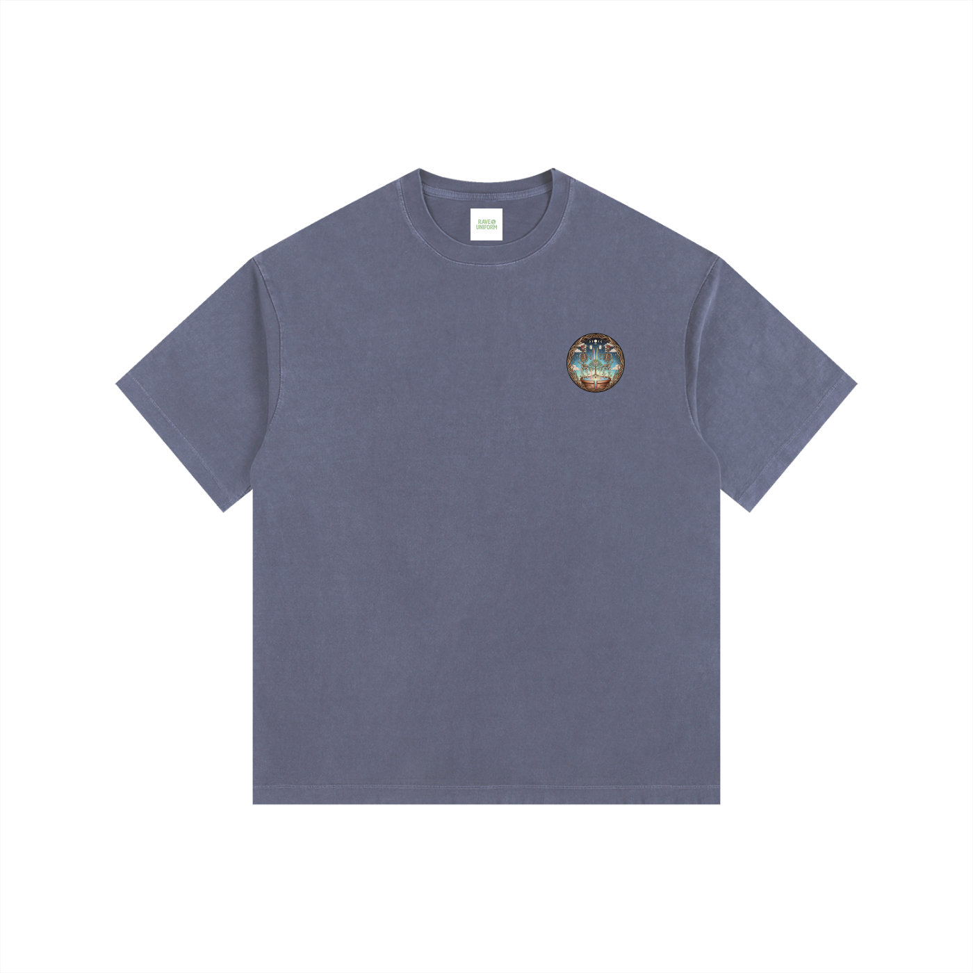 Flower Friends Oversized T-Shirt - Rave Uniform Detail View