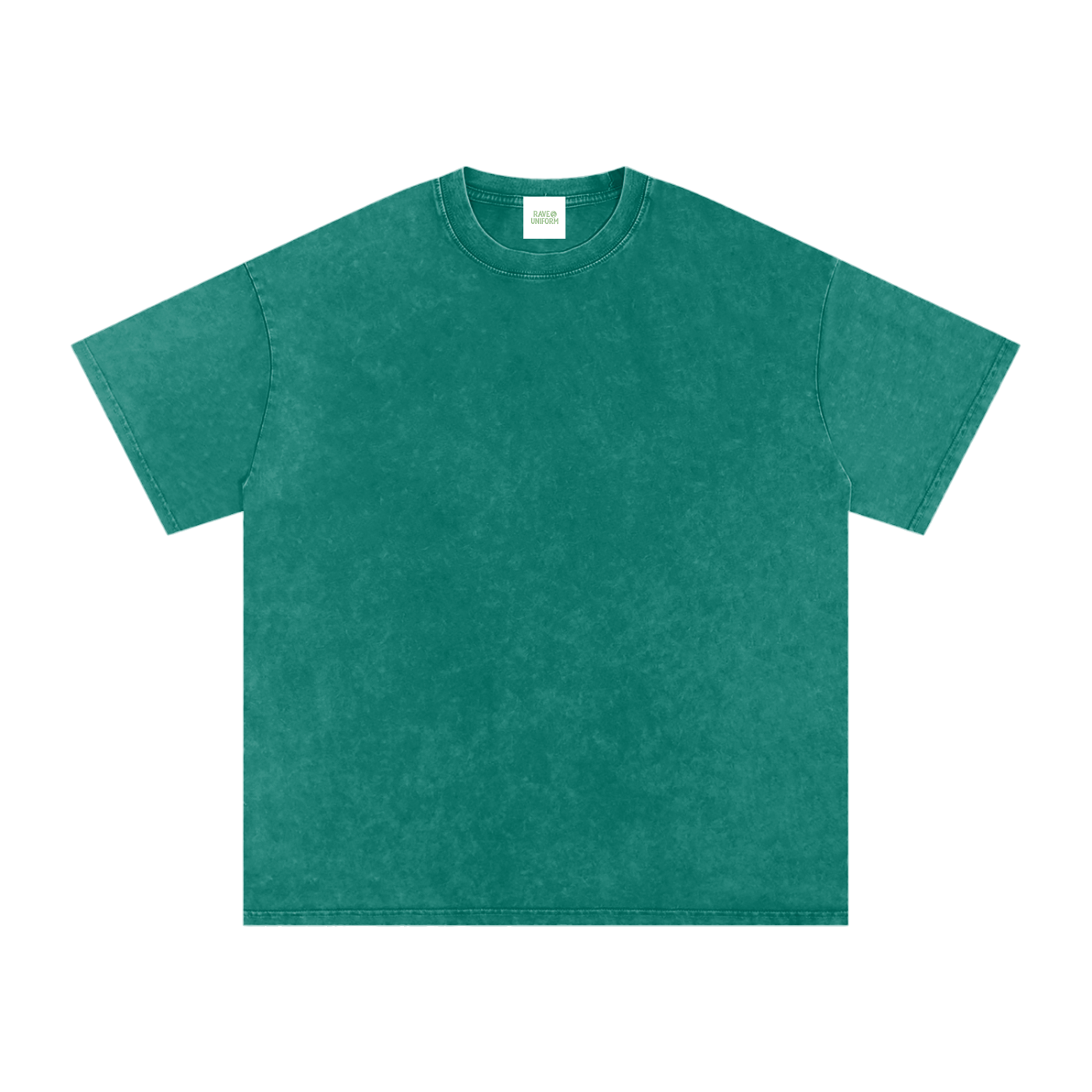 Feet Hurt Oversized Vintage T-Shirt in Dark Green detail view by Rave Uniform