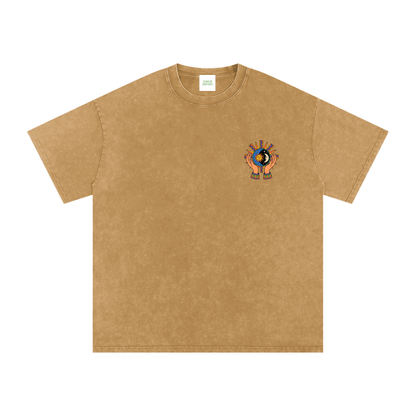 Aztec Rising Oversized Vintage T-Shirt
