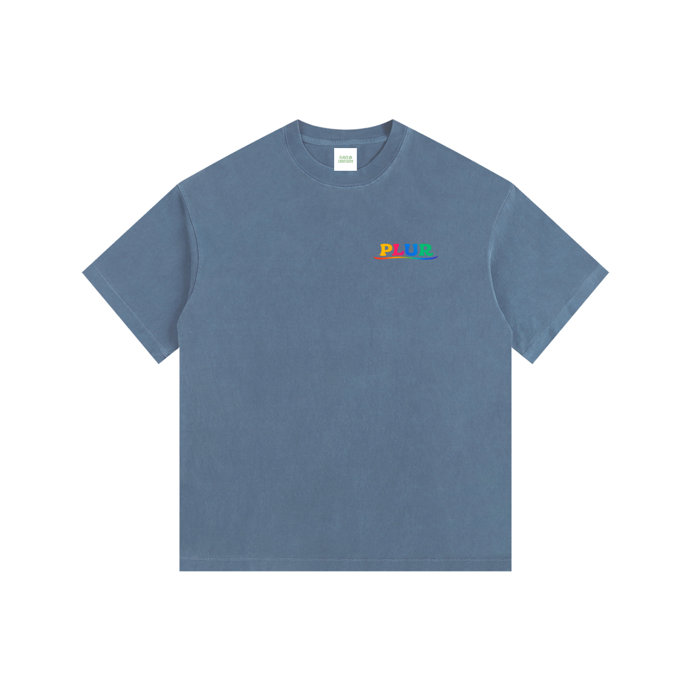 PLUR Oversized T-Shirt - Rave Uniform Detail View