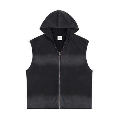 House Hunny Zip-Up Sleeveless Hoodie