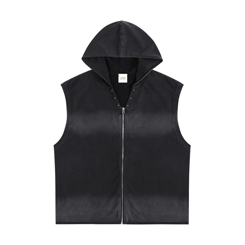 House Hunny Zip-Up Sleeveless Hoodie