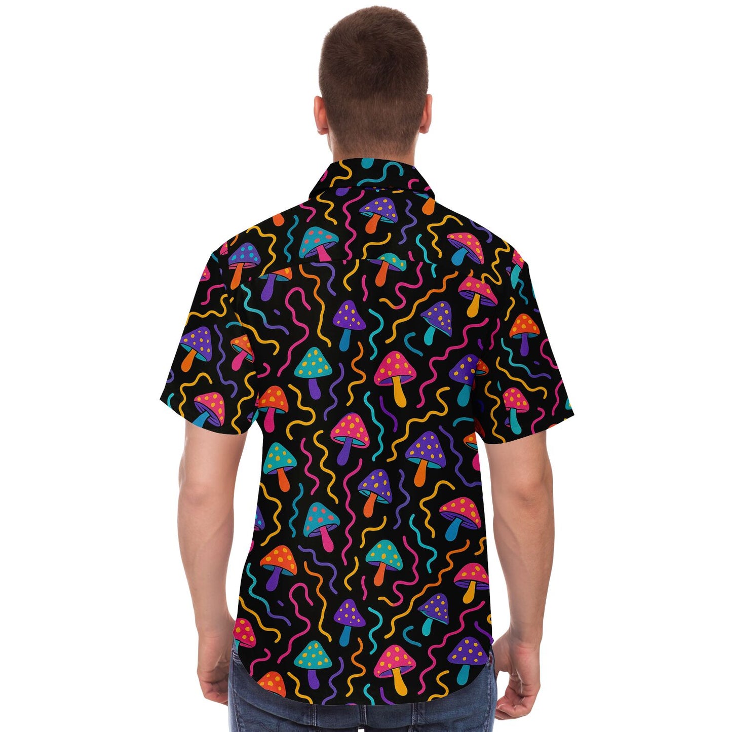 Mushroom Confetti Button Up