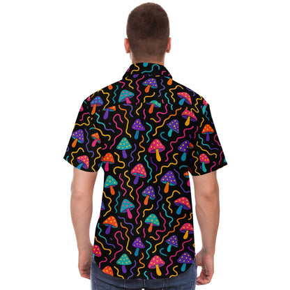 Mushroom Confetti Button Up