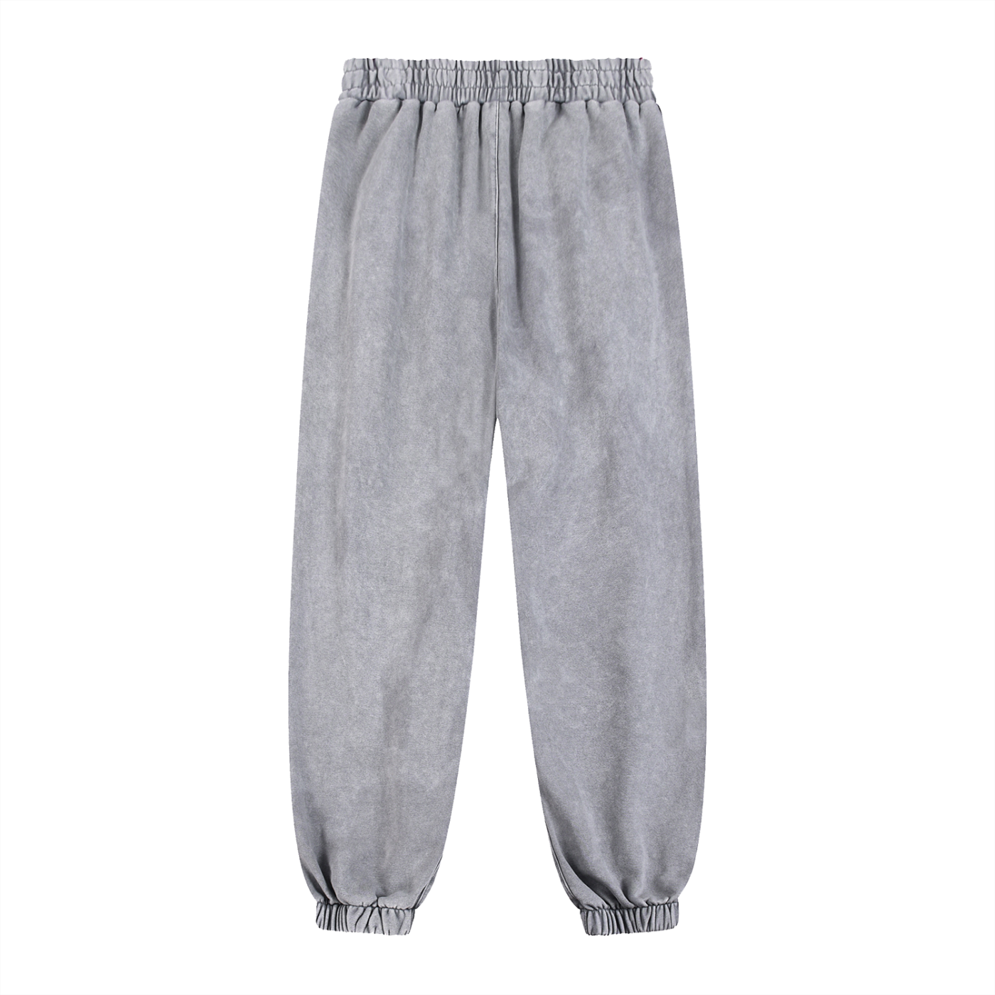 Snow Wash Heavyweight Jogged Sweatpants in Light Gray alternate view by Rave Uniform
